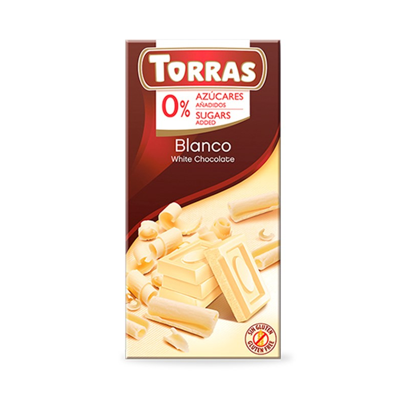 Chocolate blanco s/a 75gr torras