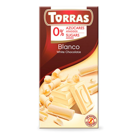 Chocolate blanco s/a 75gr torras
