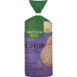 Tortitas espelta con quinoa santiveri bio 100g