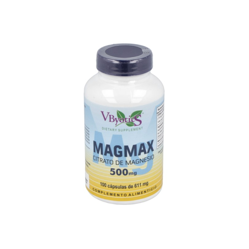 Magnesio citrato magmax 500mg 100caps vbiotics