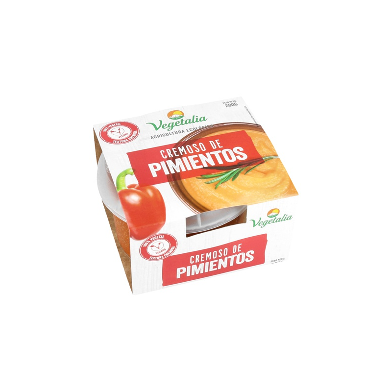 Dip cremoso de pimientos asados vegetalia 200g