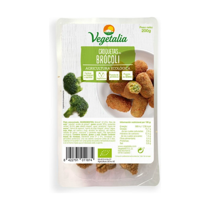 Croquetas brocoli vegetalia bio 180g