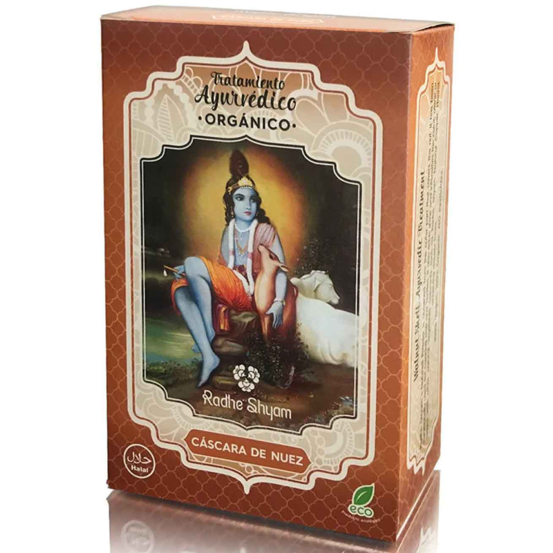 Henna tratamiento ayurvedico cascara de nuez radhe