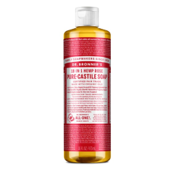 All one jabon liquido rosa castilla dr bronners