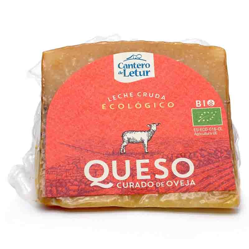 Cuña queso oveja curado bio cantero de letur 200g