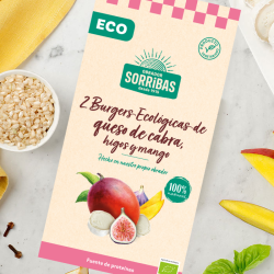 Hamburguesa queso cabra higo mango sorribas 160g