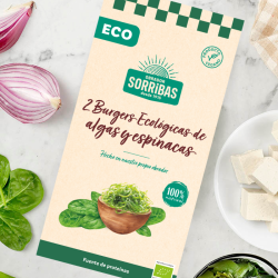 Hamburguesa algas y espinacas 160g(2x80g) sorribas