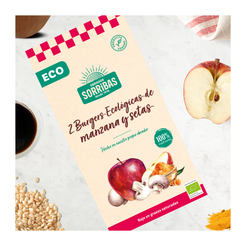 Hamburguesa manzana y setas 180gr tony sorribas