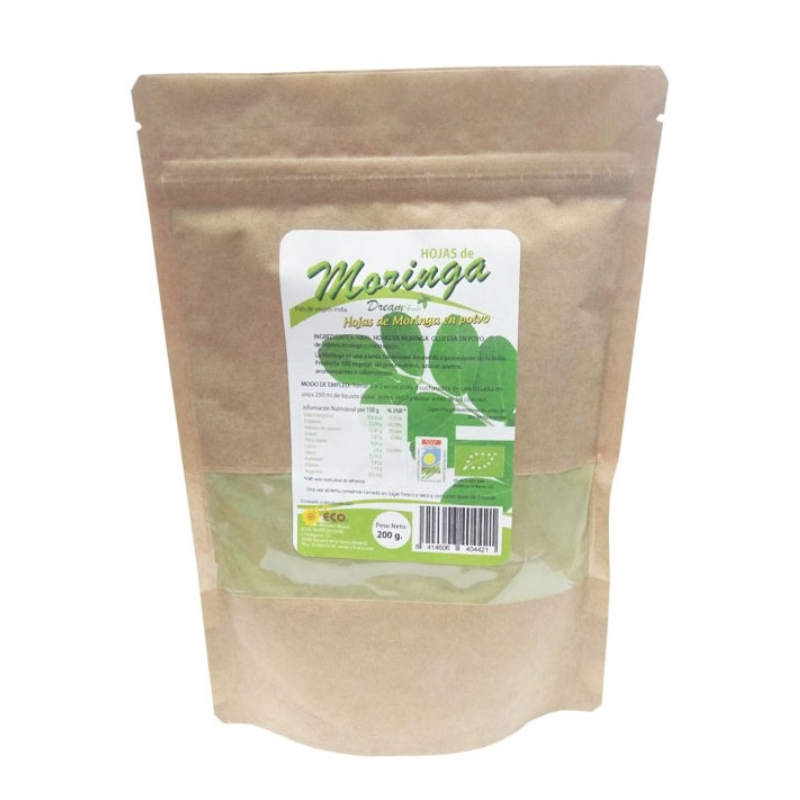 Moringa hojas polvo dreamfoods 200g