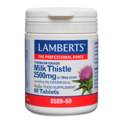 Milk thistle 2500mg cardo mariano  lamberts 60 tab