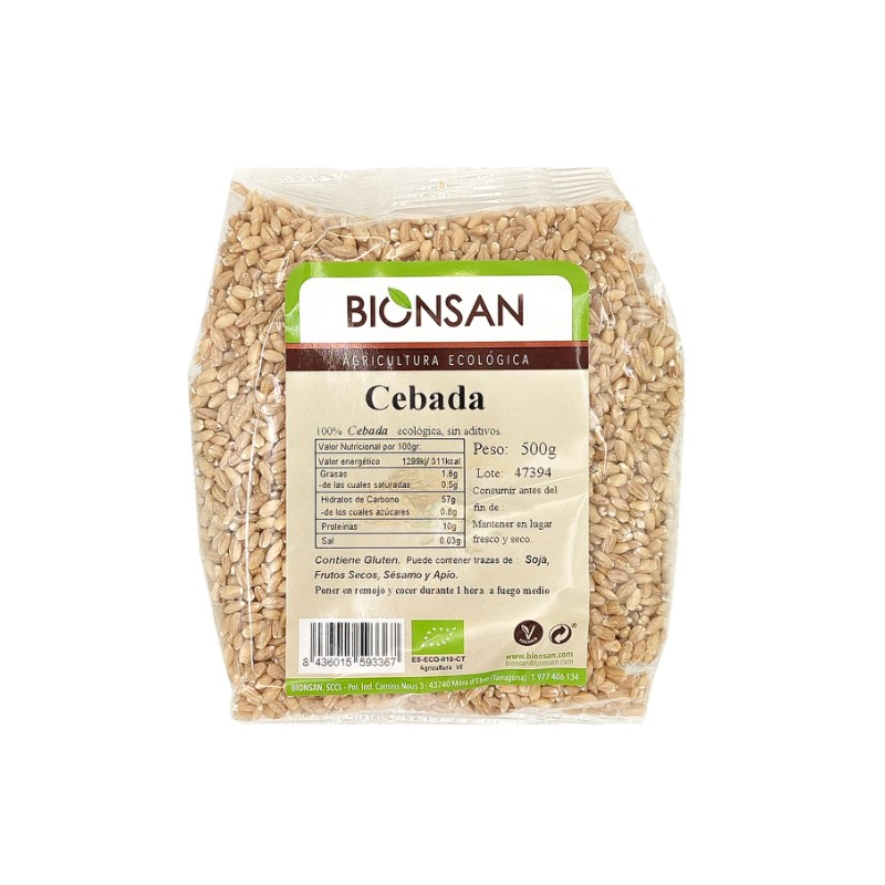 Cebada grano eco 500g bionsan