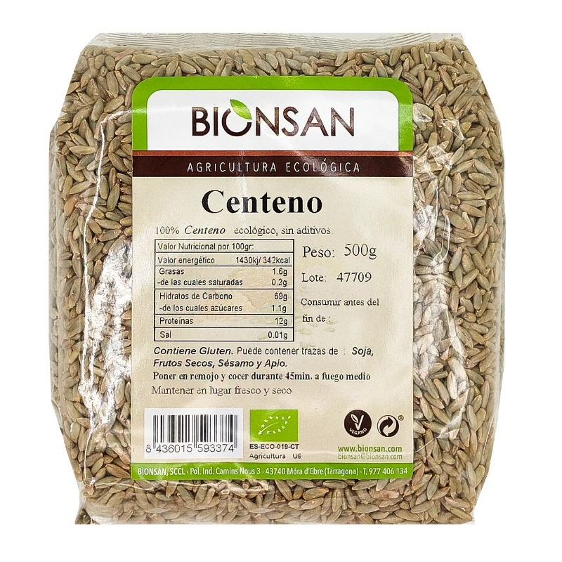 Centeno grano eco 500g bionsan