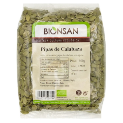 Pipas calabaza eco 500g curcubita bionsan