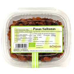 Pasas sultanas eco 200g bionsan