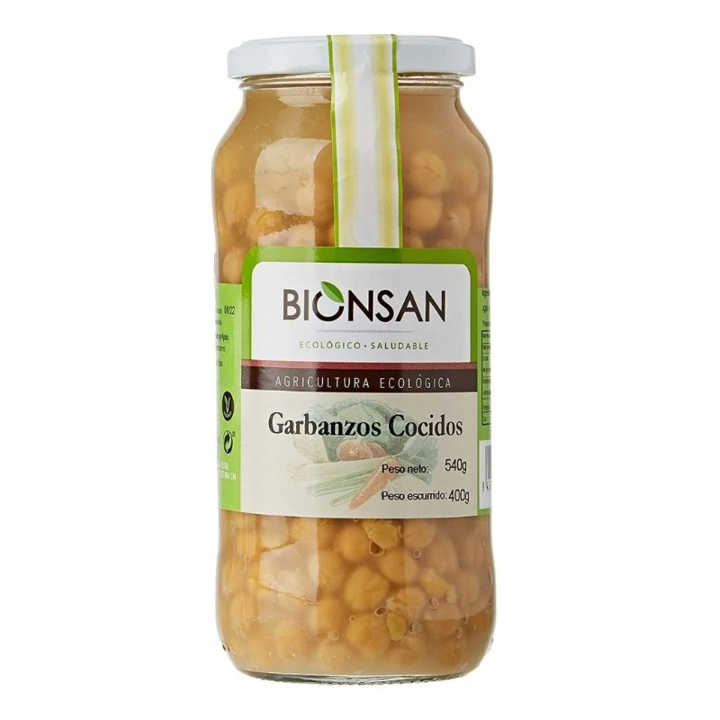 Garbanzos cocidos eco 400g bionsan
