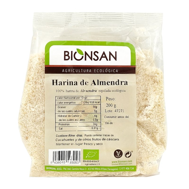 Harina almendra eco bionsan 200g