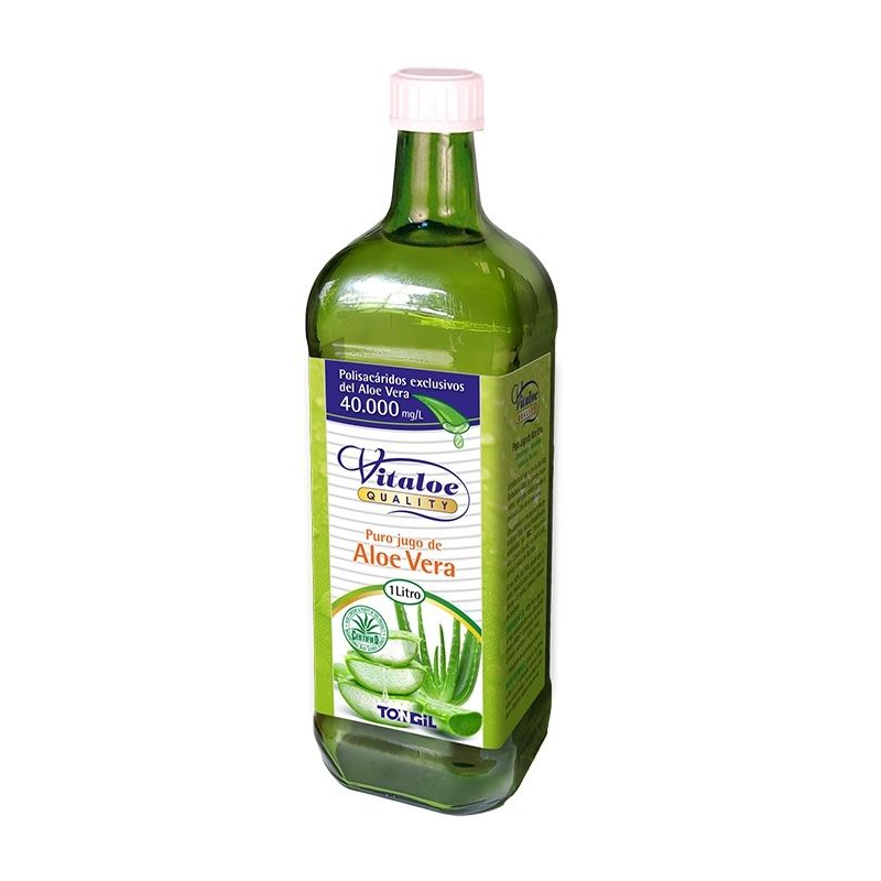 Vitaloe jugo aloe vera 1 litro 40000mg/l tongil
