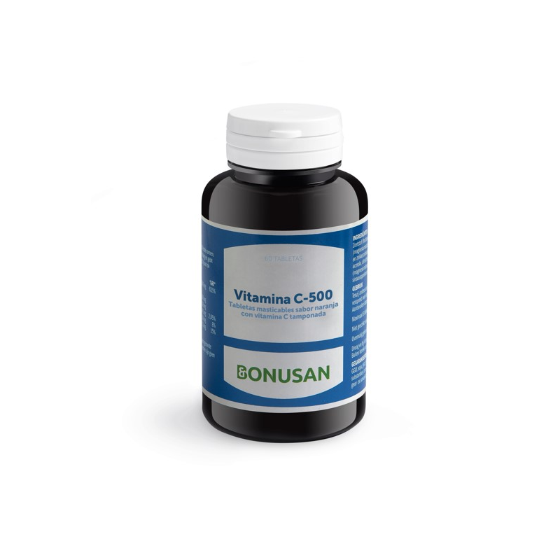 Vitamina c 500mg 60comp masticable bonusan