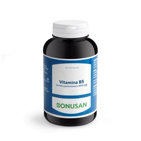 Vitamina b5 acido pantotenico 500mg 90cap bonusan