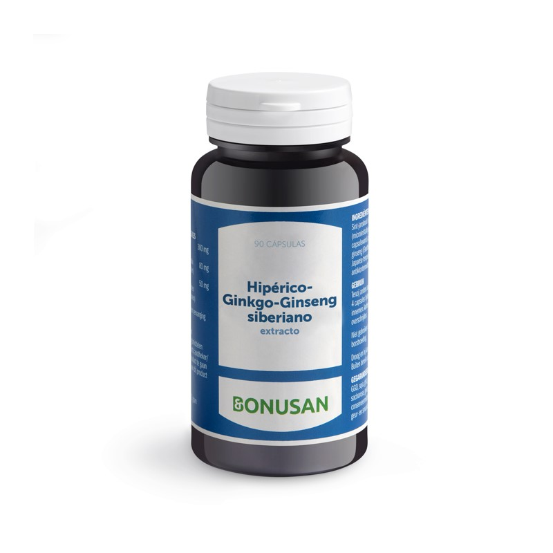 Hiperico ginkgo ginseng siberiano bonusan 90cap