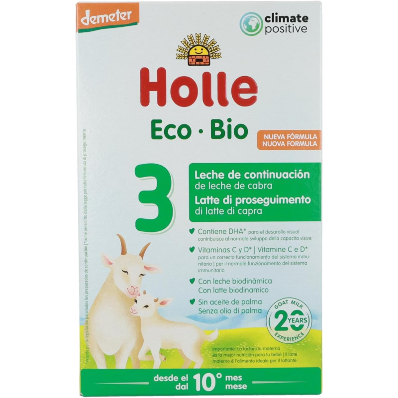 Holle leche continuacion cabra nº3 +10 meses 400g