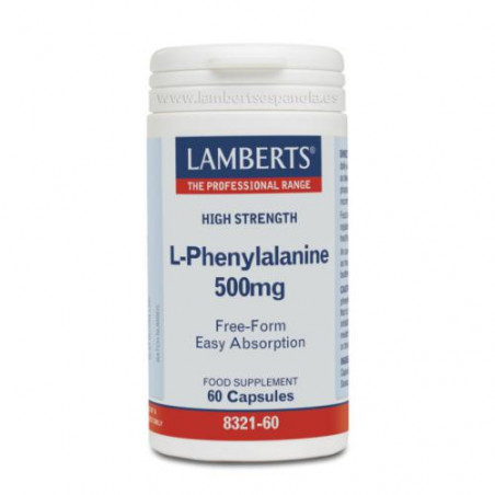 L-fenilananina 500mg 60caps lamberts