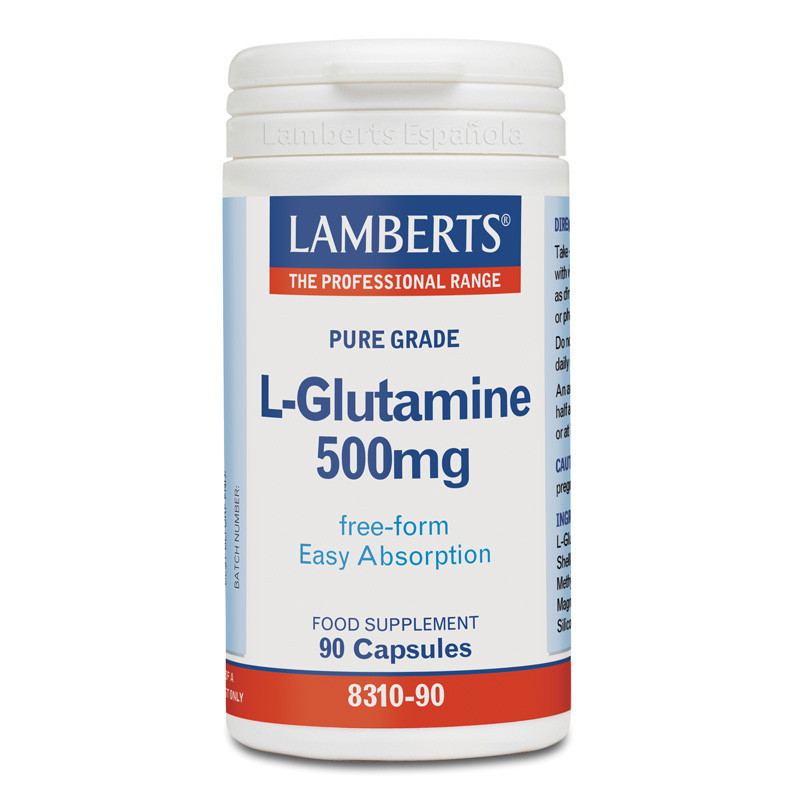 L-glutamina 500mg 90caps. lamberts