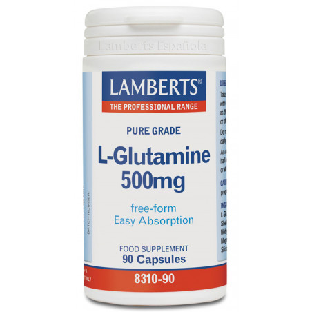L-glutamina 500mg 90caps. lamberts