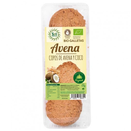 Galletas avena/coco y agave.