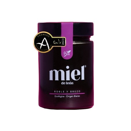 Miel de leon roble y brezo ecologica 450g