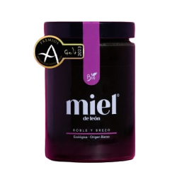 Miel de leon roble y brezo ecologica 800g