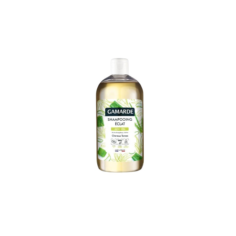 Champu resplandor aloe cabello sin brillo gamarde