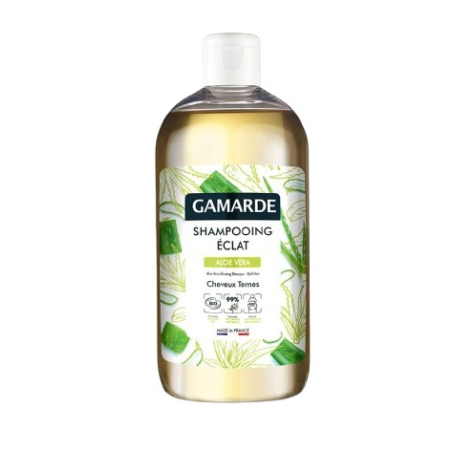 Champu resplandor aloe cabello sin brillo gamarde
