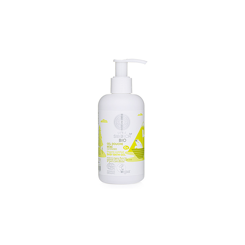 Gel ducha bebe 250ml little siberica bio