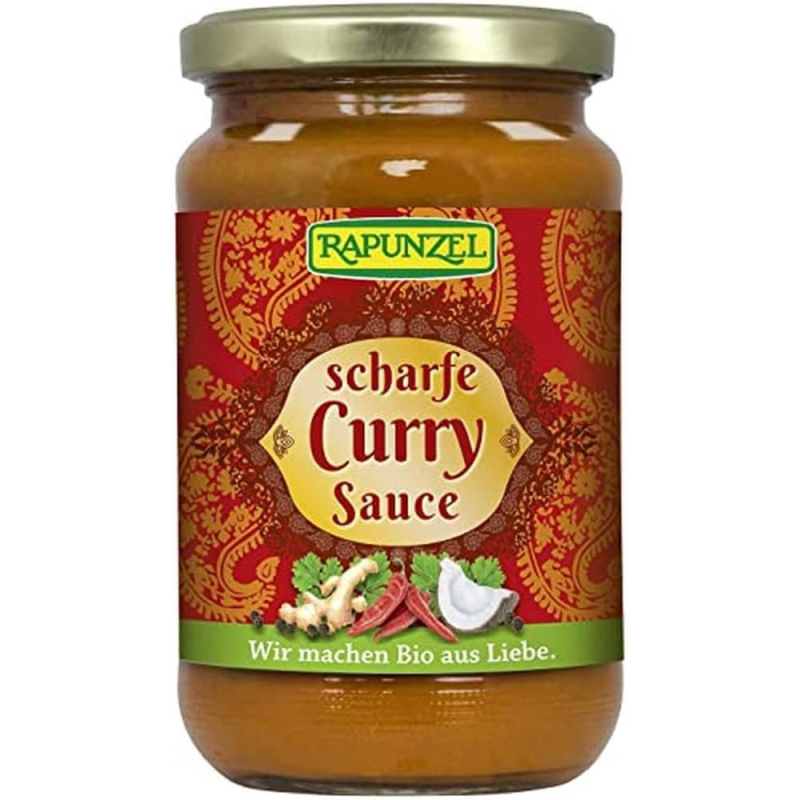 Salsa curry picante rapunzel 340g bio