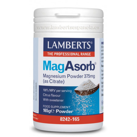 Magasorb (magnesio citrato) 375mg 165gr lamberts