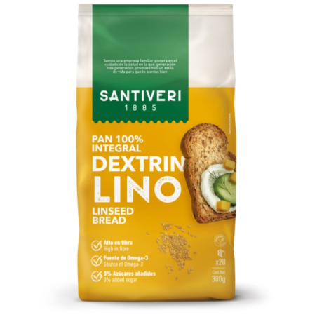 Pan dextrin lino 300g santiveri precio promocion