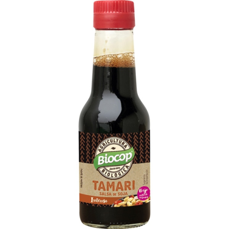 Tamari intense salsa de soja biocop 140ml.