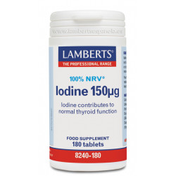 Iodine 150ug (yodo) 180tab.lamberts