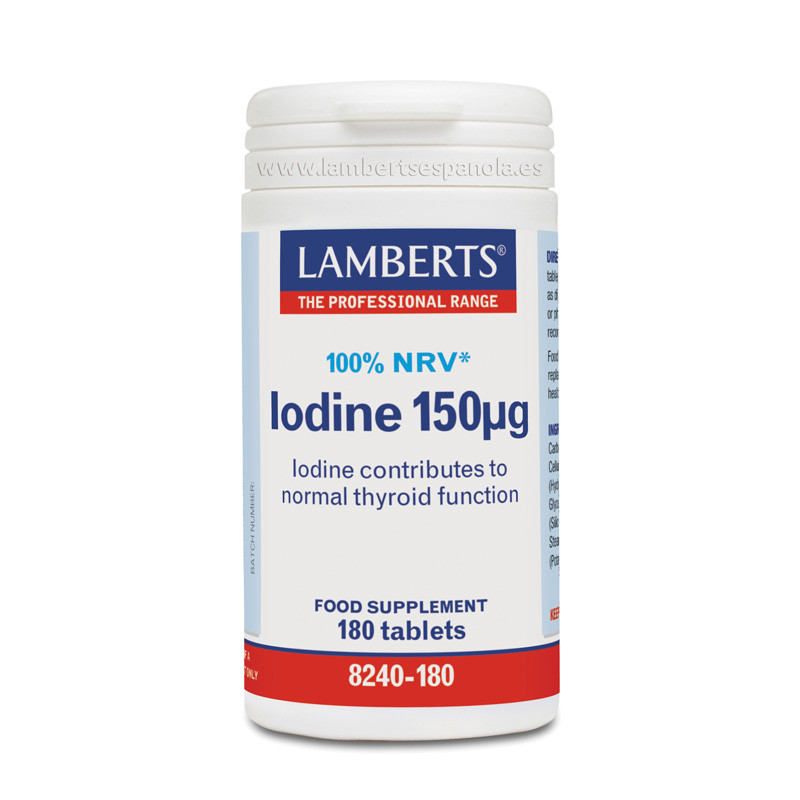 Iodine 150ug (yodo) 180tab.lamberts