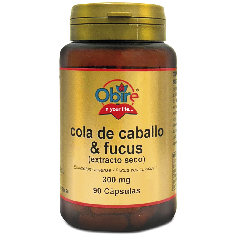 Cola caballo y fucus extracto seco 90cap obire