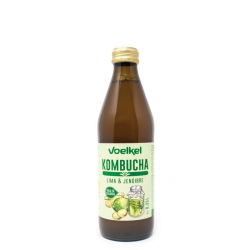 Kombucha lima y jengibre voelkel bio 330ml