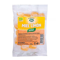 Caramelos miel limon bio santiveri 50g
