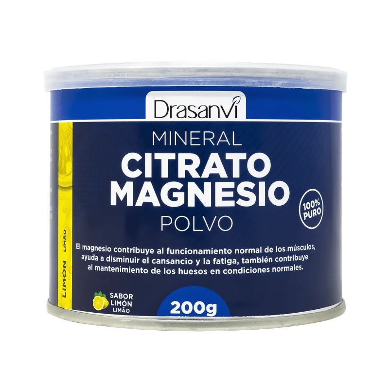 Citrato magnesio polvo sabor limon 200g drasanvi