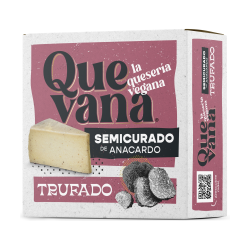 Quevana queso vegano semicurado anacardo trufado