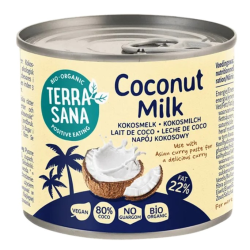 Leche de coco 80% terrasana 200ml lata
