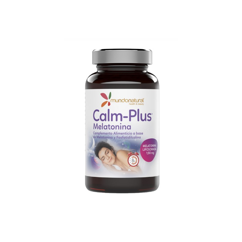 Calm plus melatonina 30cap mundo natural