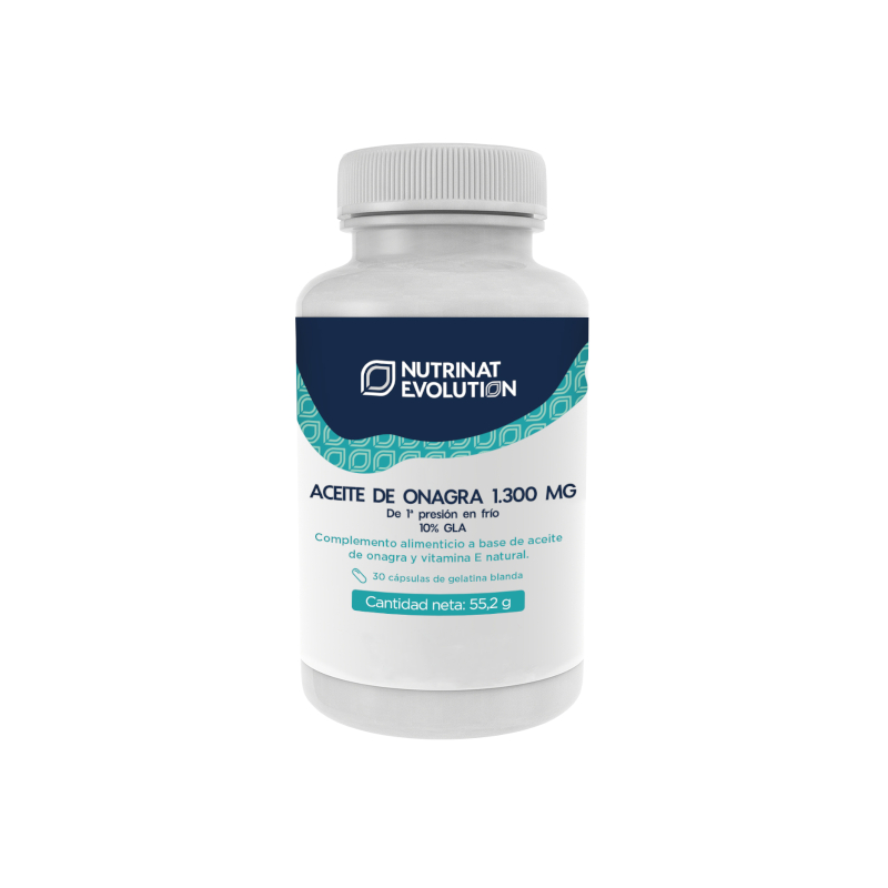 Aceite onagra 1300mg 30cap nutrinat evolution