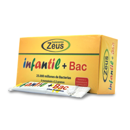 Infantil+bac 8 sticks zeus