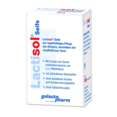Lactisol jabón pastilla 100g galacto pharm